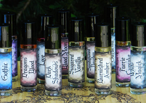 Black Gardenia . Alchemy Perfume Potion . Roll-On Perfume Oil