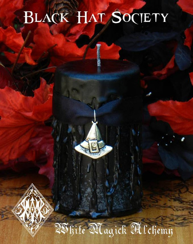 Black Hat Society Witches Candles for Witches Gatherings