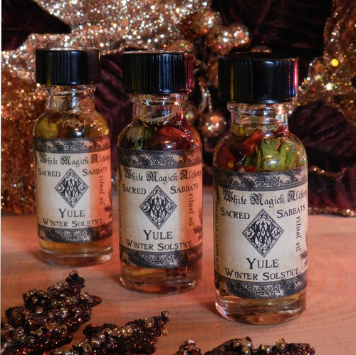 YULE Winter Solstice Spell Oil . Old World Alchemy