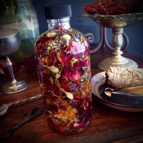 *Custom Magic Potion Oil Blend Uniquely Blended for You with Alchemical Herbs, Crystals, Essential Oils