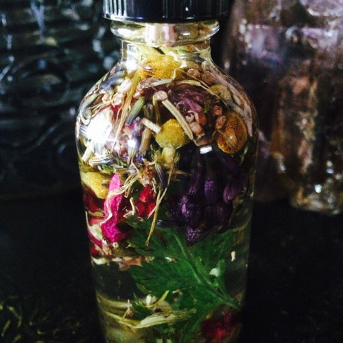 *Custom Magic Potion Oil Blend Uniquely Blended for You with Alchemical Herbs, Crystals, Essential Oils