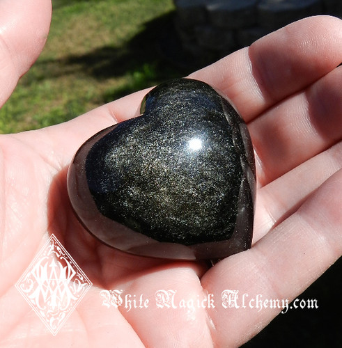 Black Obsidian SILVER SHEEN Gemstone