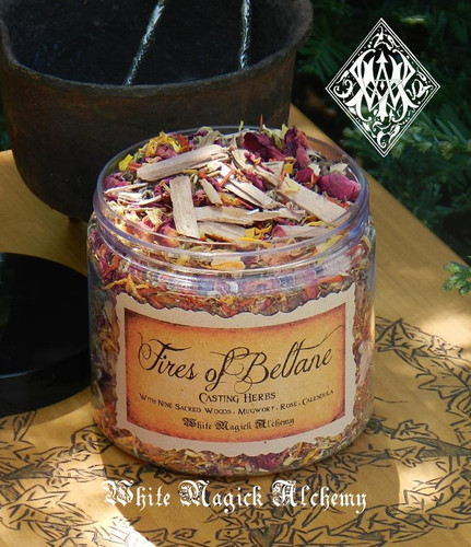 Fires of Beltane Sacred Smudge & Bonfire Casting Herbs