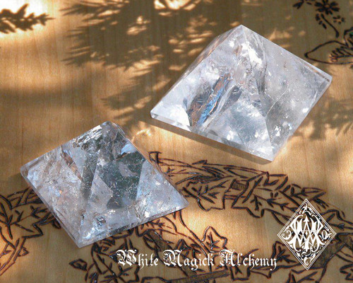 *Crystal Quartz Pyramids