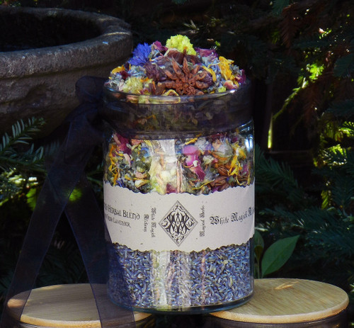 *Sacred Daily Herbal Blend . A Fresh Blend of Herbs, Flowers, Woods & More Crafted Daily at our Shop - With Fresh Sonoma Lavender