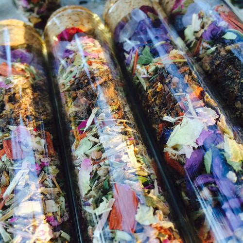 * Trinity Crystal Gemstone Incense Potion for Triple Goddess Workings