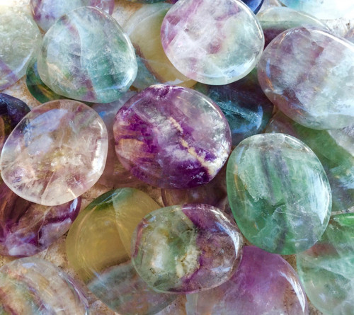 Fluorite Palm Stones