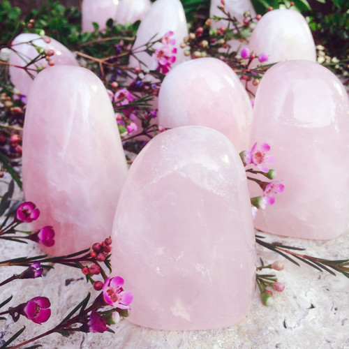 Rose Quartz Standing Freeform for Peace, Compassion & Love