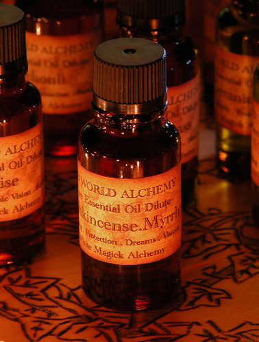 Frankincense and Myrrh Essential Oil . White Magick Alchemy Pure Essential Dilute . Blessings, Spirituality, Purification, Power