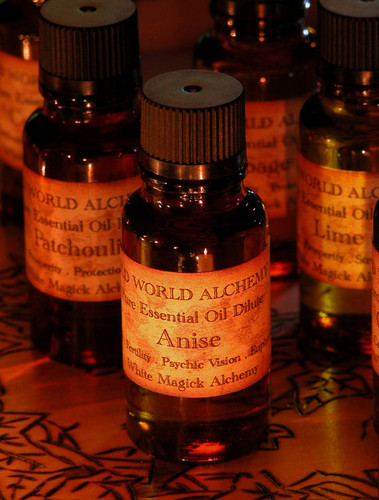 Anise Essential Oil . White Magick Alchemy Pure Essential Dilute . Otherworldly Spirit Path Workings, Protection, Visions, Divination