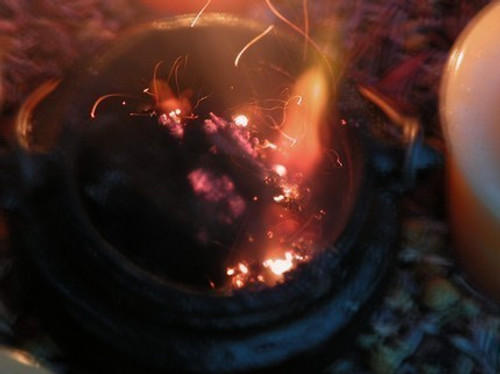 Litha Midsummers Night Ritual Kit . With Candle Wheel, Sacred Woods and Herbs, Ritual Oil, Cast Iron Cauldron, Charcoal, Ritual Scroll . Summer Solstice, Midsummer Celebrations and Rituals.