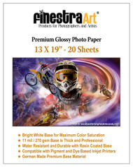 13x19 Premium Glossy Inkjet Photo Paper 20 sheets