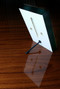 Here's the backside of the frame panel showing the stand. You can also see the stand holder and holes for the stand or for hanging your panel.