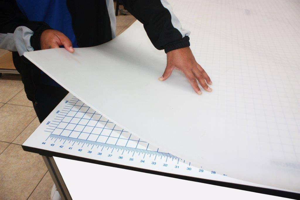 Tek View Grid Pattern Sheet For Under 4x8 The Cutting Mat One