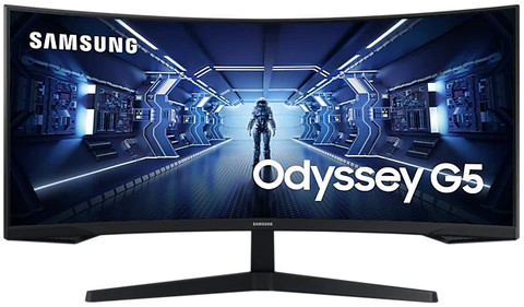 Samsung 34 Curved Gaming Monitor With 165Hz Refresh Rate