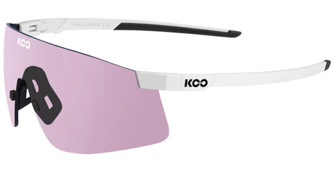 KOO Nova Eyewear (White Matt Photochromic Pink)