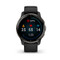 Garmin Venu 2 Plus (43mm Slate Stainless Steel Bezel with Black Case and Silicone Band)