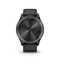 Garmin Vivomove Trend (Slate Stainless Steel Bezel with Black Case and Silicone Band)