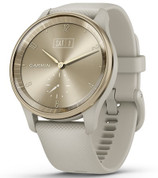 Garmin Vivomove Trend (40mm Cream Gold Stainless Steel Bezel with French Gray Case and Silicone Band)