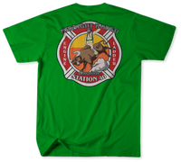 Unofficial Charlotte Fire Department Station 40 Shirt v2