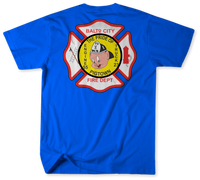 Unofficial Baltimore City Fire Department E-55 & Tk-23 Pigtown Station Shirt v2