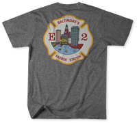Unofficial Baltimore City Fire Department Engine 2 Shirt v2
