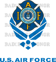 IAFF USAF Color Decal