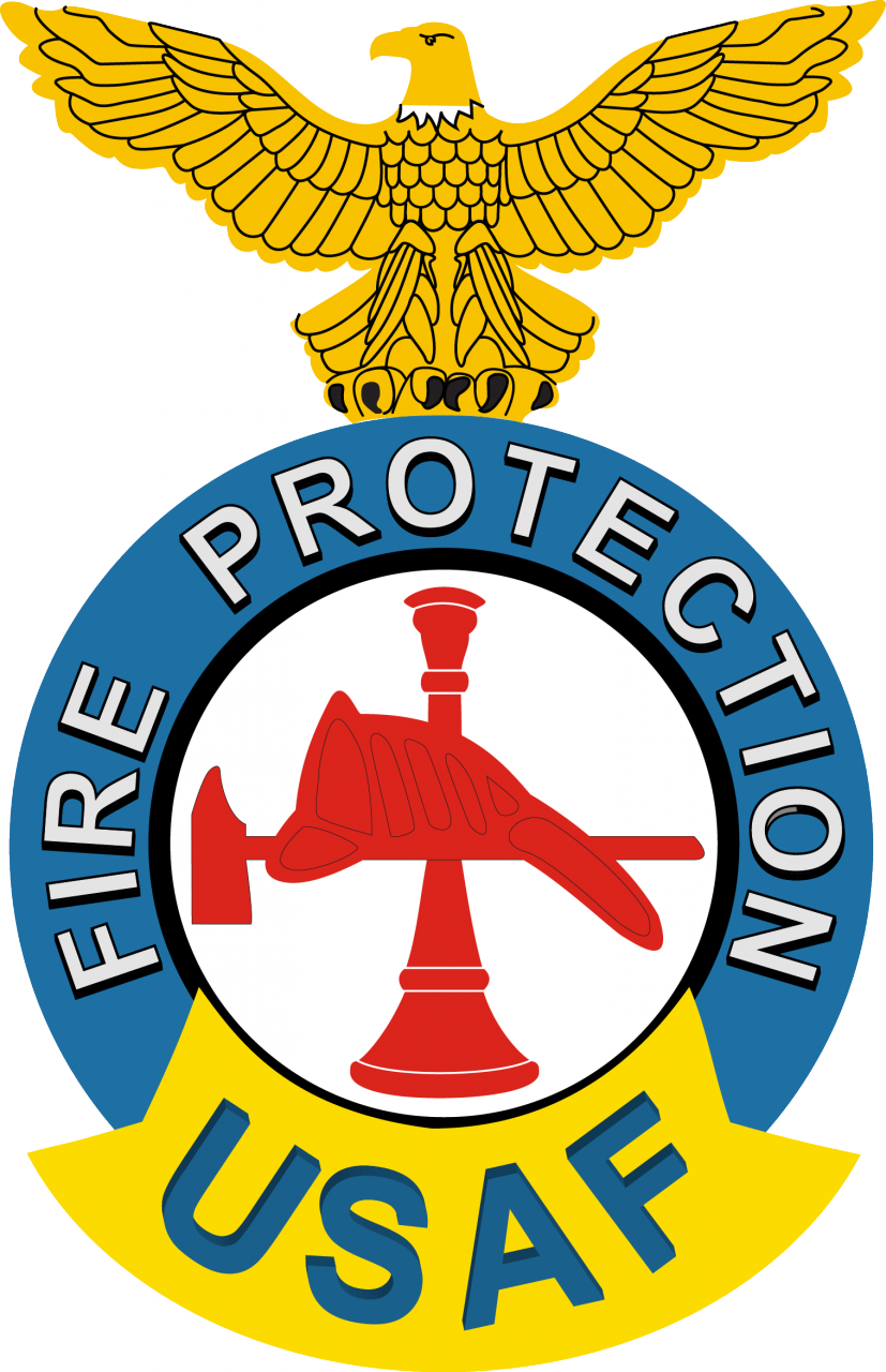 USAF Fire Protection Rank Decal usaf-fire-protection-rank-decal