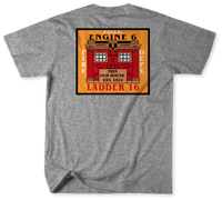 Unofficial Philadelphia Fire Department Engine 6, Ladder 16 and Medic 46 Shirt v4