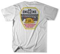 Unofficial Philadelphia Fire Department Engine 12 and Battalion Chief 9 Shirt