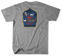 Unofficial Philadelphia Fire Department Engine 19, Tower Ladder 8, Deputy Chief 3, and Medic 28 Shirt v1