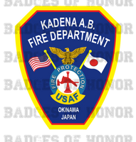 Kadena Air Force Base Fire Department Decal
