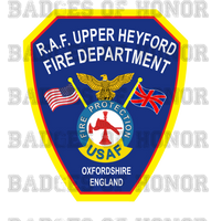 RAF Upper Heyford Fire Department Decal 