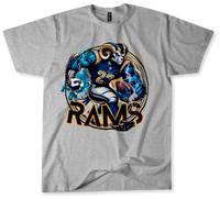 Los Angeles Rams Football Firefighter Shirts v1