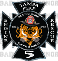 Tampa Fire Rescue Station 5 Decal 4"