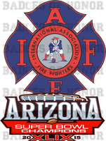 2015 IAFF Patriots Superbowl Champs Decal