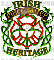 Irish Firefighter Heritage Shirt