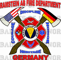 Ramstein Air Base Fire Department Shirt