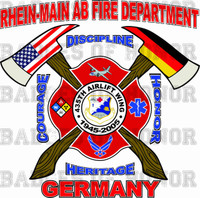 Rhein-Main Air Base Fire Department Shirt