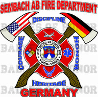 Sembach Air Base Fire Department Shirt