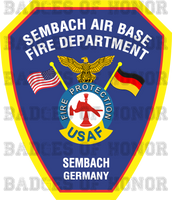Sembach Air Base Fire Department Shirt v2