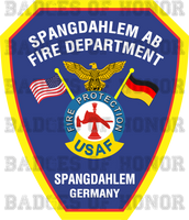 Spangdahlem Air Base Fire Department Shirt v2