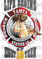 Tampa Fire Rescue New Station 18 decal
