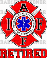 Fire Medic Shirt Retired