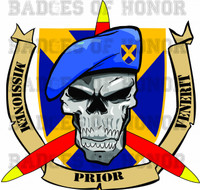 Blue Beret Decal