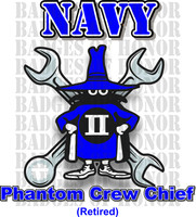 McDonnell Douglas F-4 Phantom II  Navy Crew Chief Shirt 