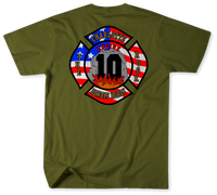Unofficial Charlotte Fire Department Station 10 Shirt