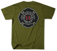 Unofficial Charlotte Fire Department Station 14 Shirt 