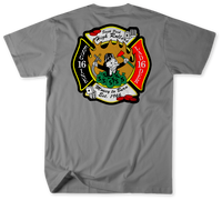 Unofficial Charlotte Fire Department Station 16 Shirt 