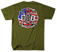Unofficial Charlotte Fire Department Station 21 Shirt 